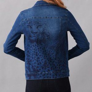 Leopard Jean Jacket
